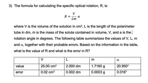 polarimeter calculation formula|polarimeter rotation formula.